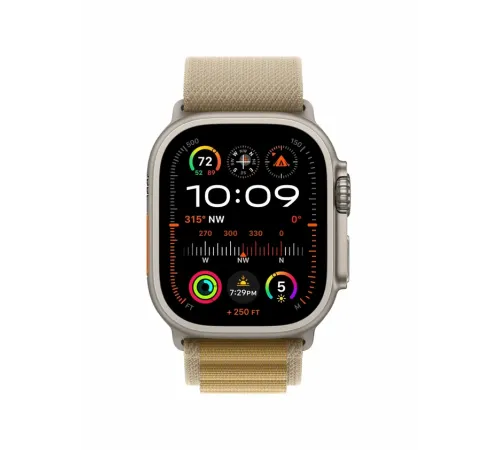 Watch Ultra 2, 49 mm, Natural, Alpine Loop, Tan - M MX5W3