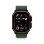 Watch Ultra 2, 49 mm, Black, Alpine Loop, Dark Green - M MX4R3