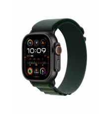 Watch Ultra 2, 49 mm, Black, Alpine Loop, Dark Green - L MX4T3