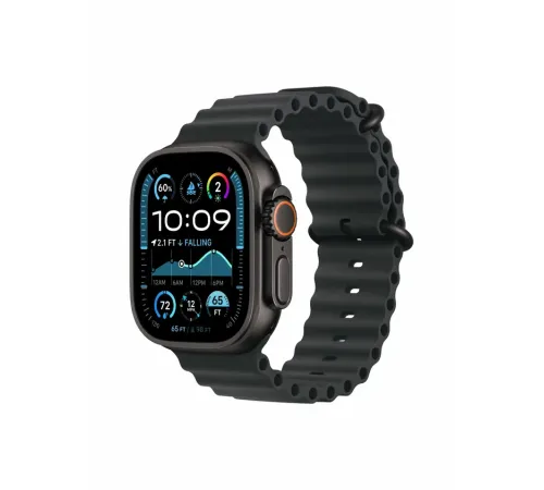 Watch Ultra 2, 49 mm, Black, Ocean Band, Black MREK3