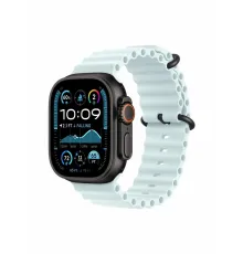 Watch Ultra 2, 49 mm, Black, Ocean Band, Ice Blue MREI3