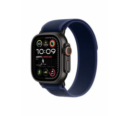 Watch Ultra 2, 49 mm, Black, Trail Loop, Blue - M/L MRF83
