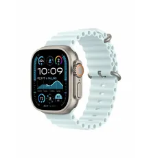 Watch Ultra 2, 49 mm, Natural, Ocean Band, Ice Blue MREI4