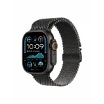 Watch Ultra 2, 49 mm, Black, Titanium Milanese Loop, Black - L MX6T3