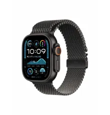 Watch Ultra 2, 49 mm, Black, Titanium Milanese Loop, Black - L MX6T3