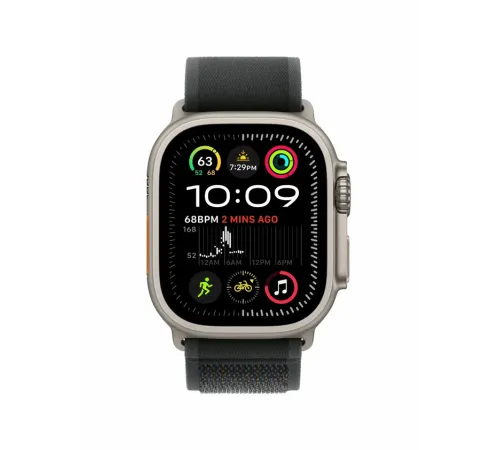 Watch Ultra 2, 49 mm, Natural, Trail Loop, Black - S/M MRG53
