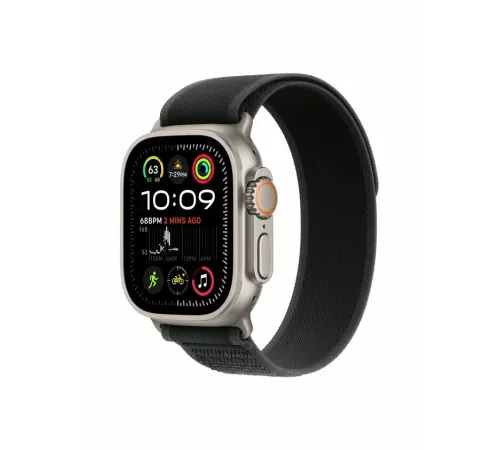 Watch Ultra 2, 49 mm, Natural, Trail Loop, Black - S/M MRG53