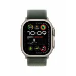 Watch Ultra 2, 49 mm, Natural, Trail Loop, Green - M/L MRG43