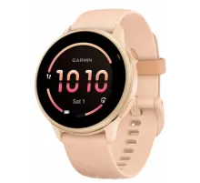 Garmin Vivoactive 6 Metallic Pink Dawn with Pink Dawn Band